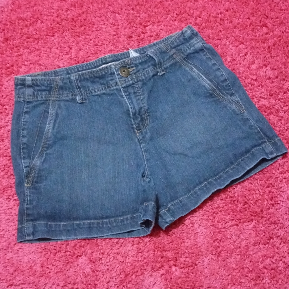 Womens Faded Glory blue jean shorts 10